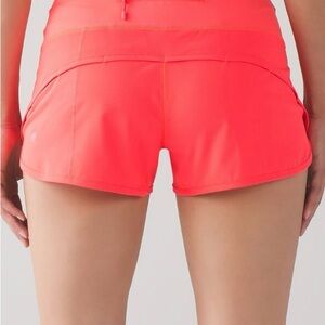 Women's Lululemon Speed Short (2 1/2")
Electric Coral SZ 4